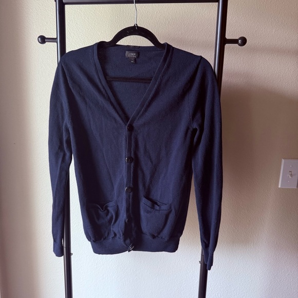 J. Crew Sweaters - J. Crew merino wool Navy Women's Cardigan Sweater